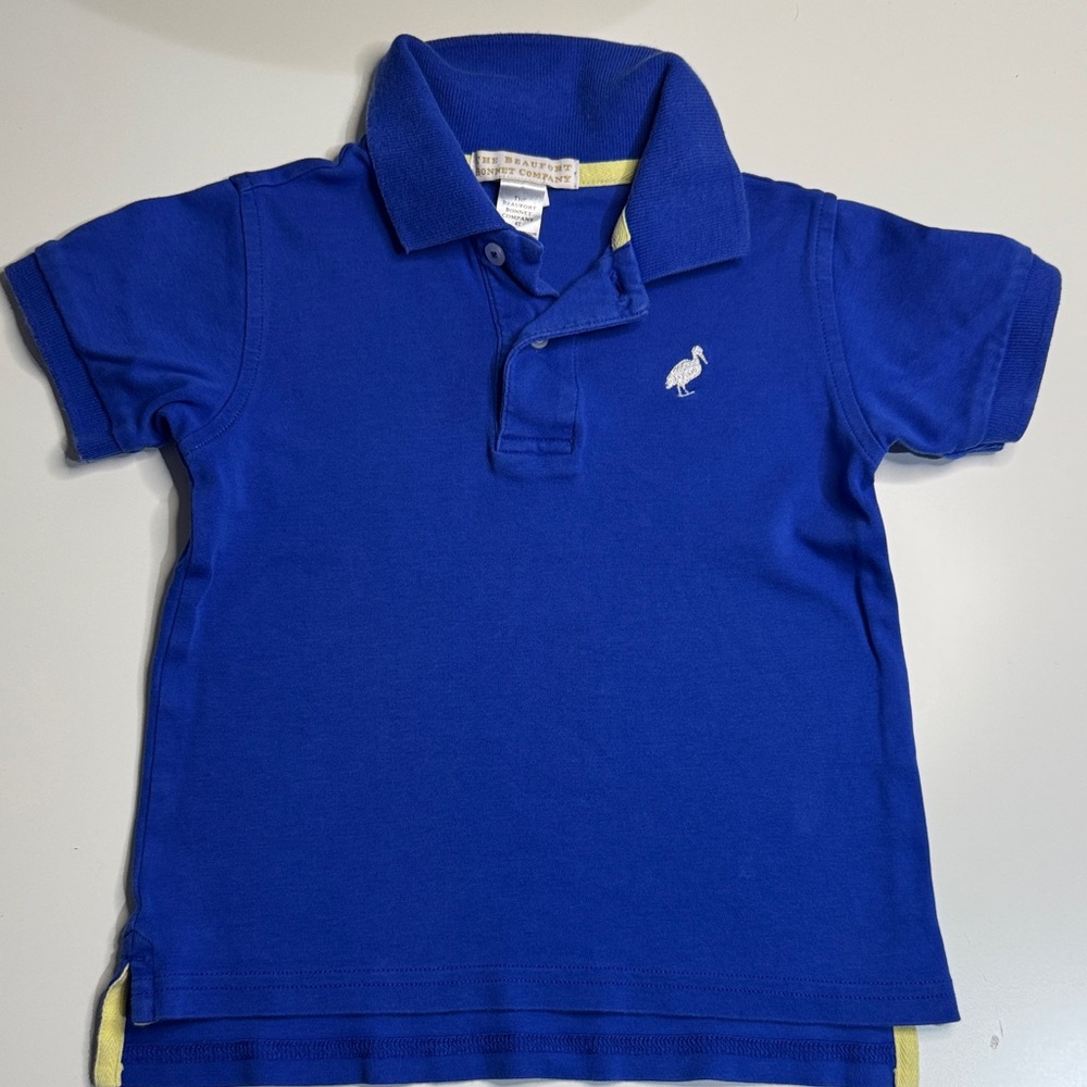 The Beaufort Bonnet acompany Blue Polo 4T pima cotton